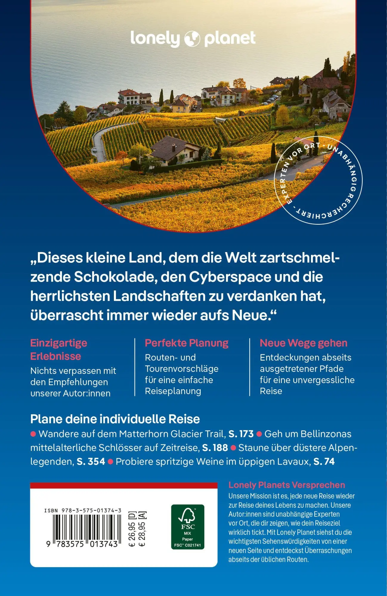Bild: 9783575013743 | LONELY PLANET Reiseführer Schweiz | LONELY PLANET Deutschland | Buch