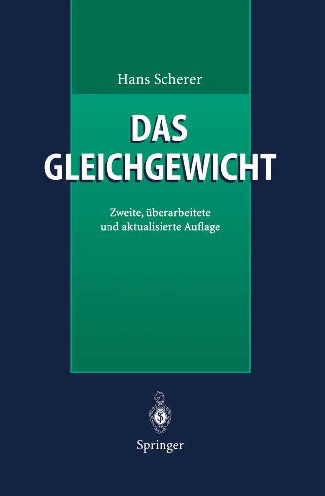 Cover: 9783642643743 | Das Gleichgewicht | Hans Scherer | Taschenbuch | xvi | Deutsch | 2012