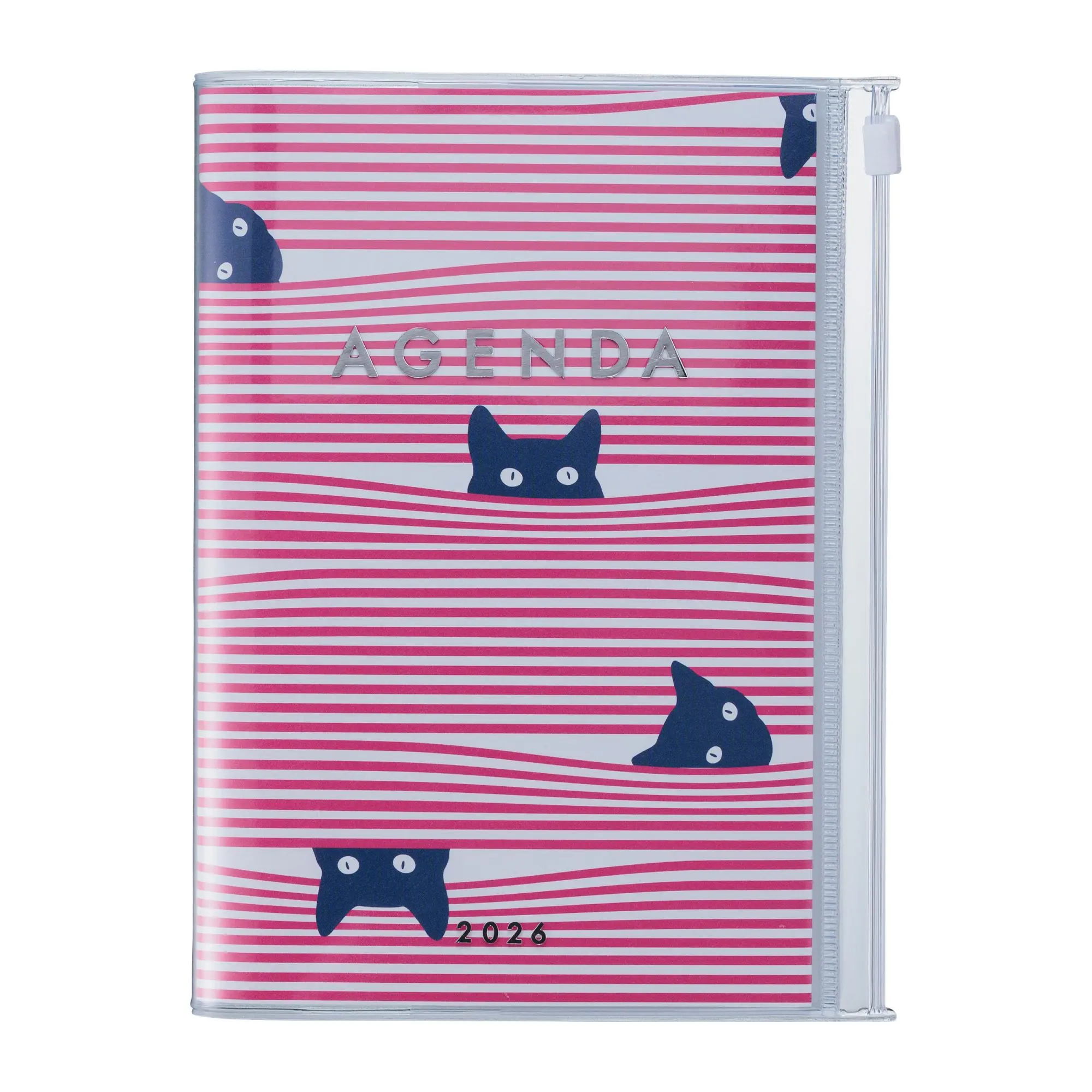 Cover: 4550045143843 | MARK'S 2025/26 Taschenkalender, A6 Cats // Pink | MARK'S Inc. | Buch