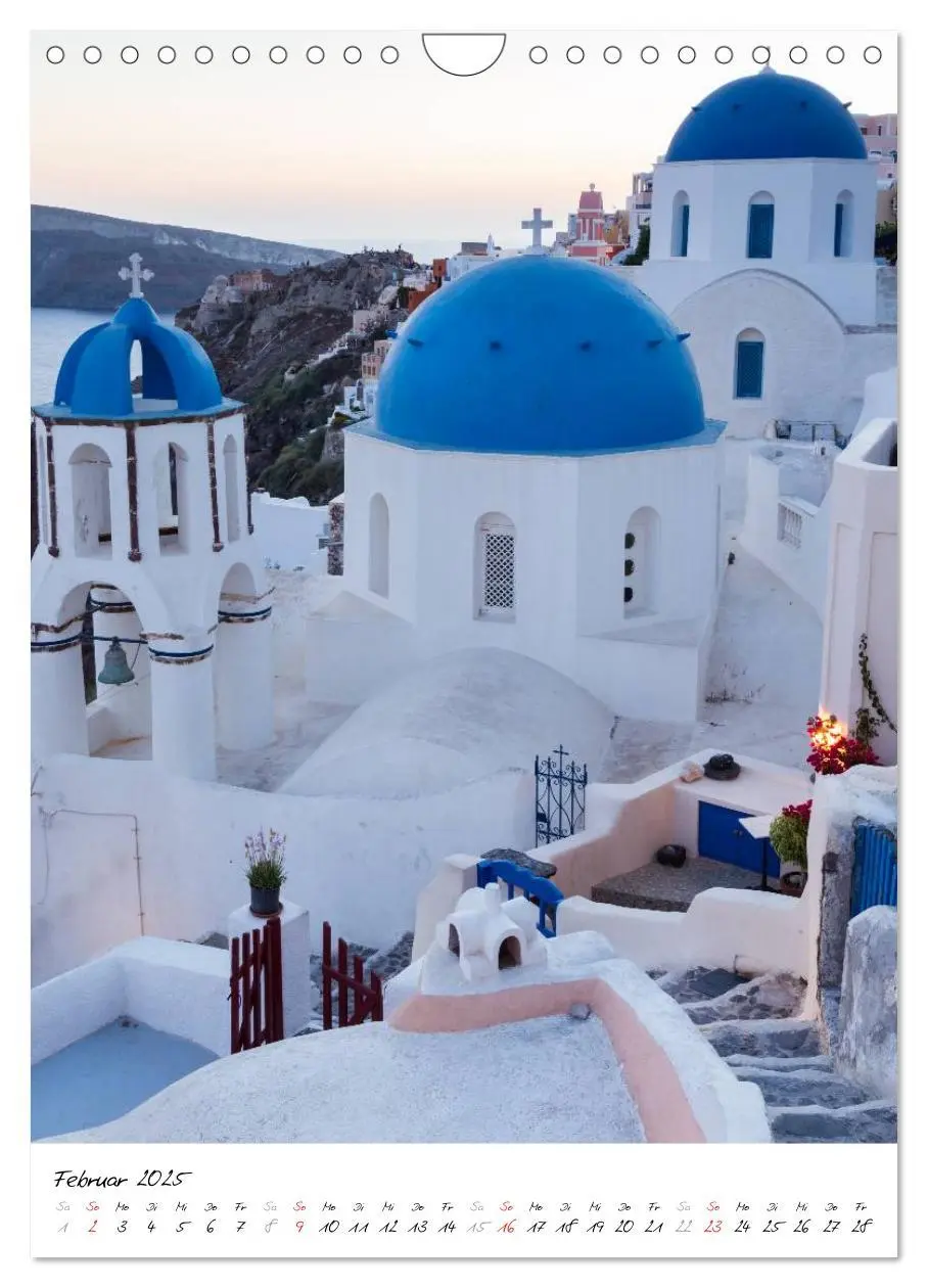 Bild: 9783457053843 | Insel des Lichts - Santorini (Wandkalender 2025 DIN A4 hoch),...