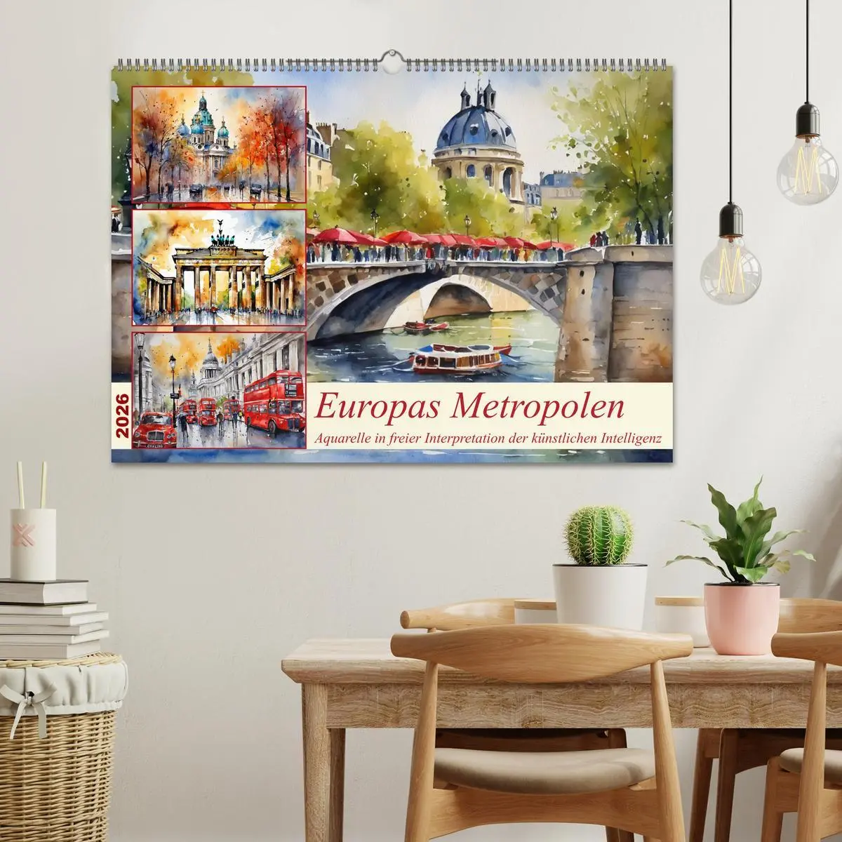 Bild: 9783457433843 | Europas Metropolen (Wandkalender 2026 DIN A2 quer), CALVENDO...