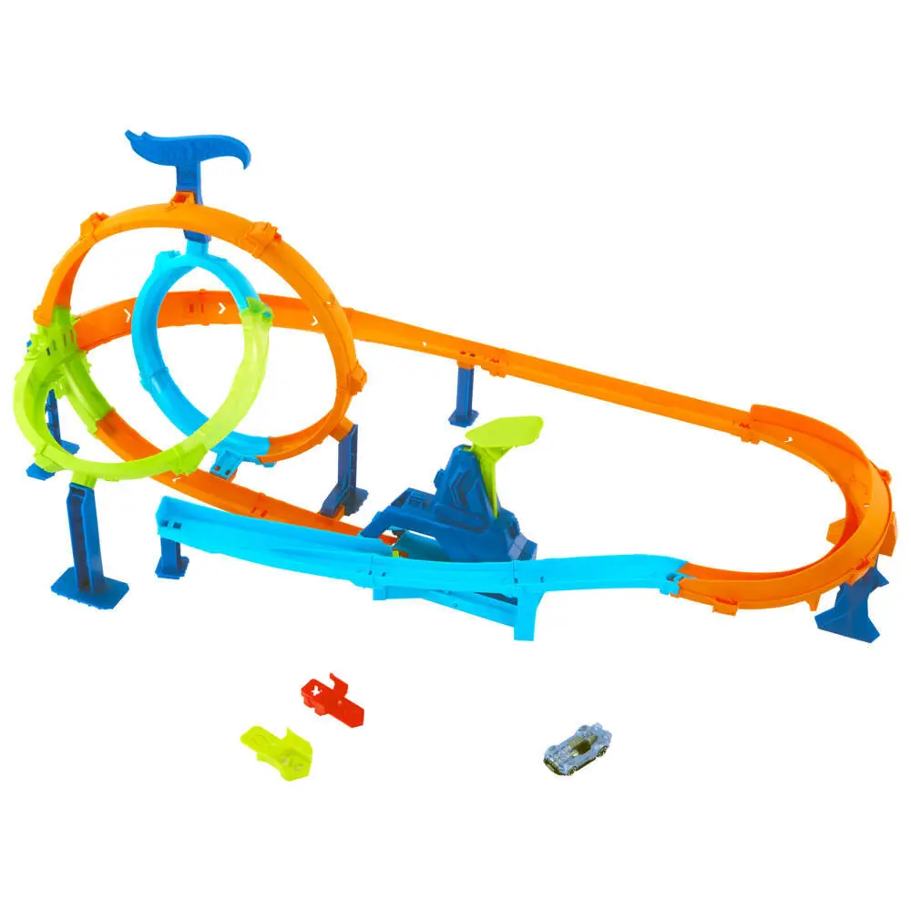 Bild: 194735333943 | Hot Wheels Stunt Tracks Turbo Looping Set | Fensterkarton | JHK73