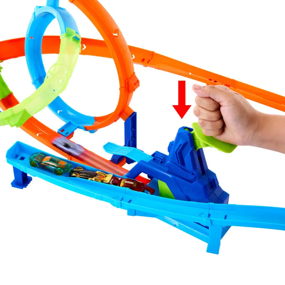 Bild: 194735333943 | Hot Wheels Stunt Tracks Turbo Looping Set | Fensterkarton | JHK73