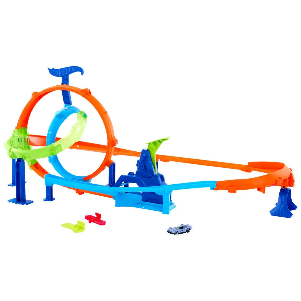 Bild: 194735333943 | Hot Wheels Stunt Tracks Turbo Looping Set | Fensterkarton | JHK73