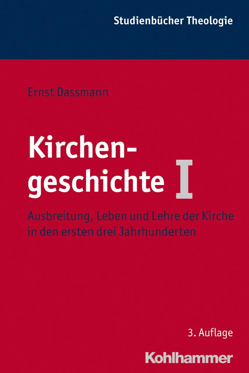 Cover: 9783170223943 | Kirchengeschichte 1 | Ernst Dassmann | Taschenbuch | 288 S. | Deutsch