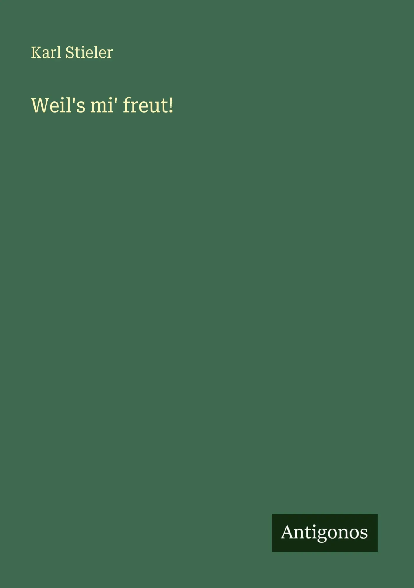 Weil's mi' freut!