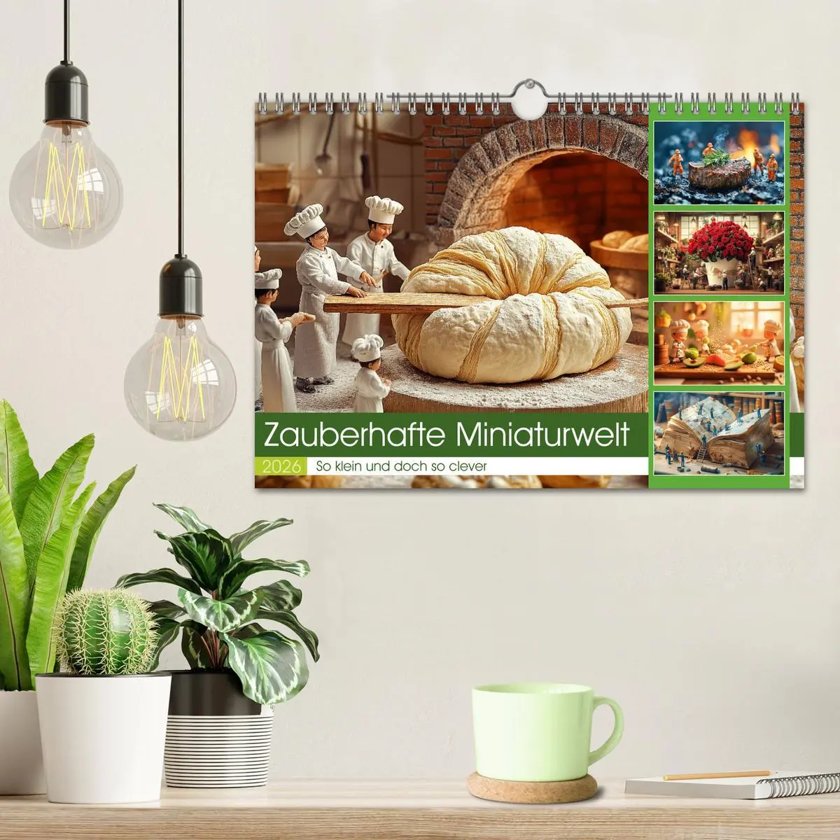 Bild: 9783457283943 | Zauberhafte Miniaturwelt (Wandkalender 2026 DIN A4 quer), CALVENDO...