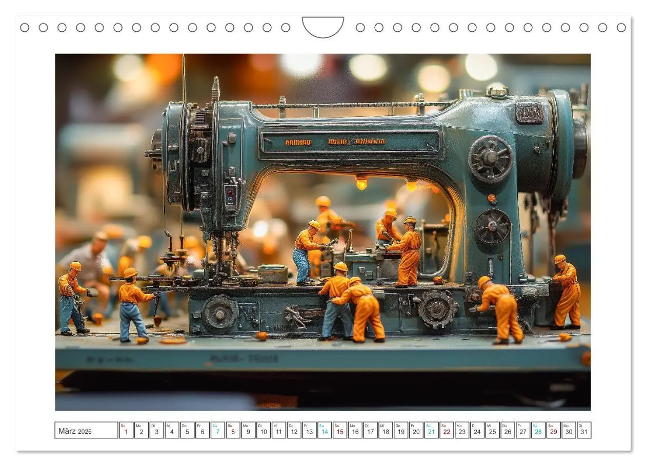 Bild: 9783457283943 | Zauberhafte Miniaturwelt (Wandkalender 2026 DIN A4 quer), CALVENDO...