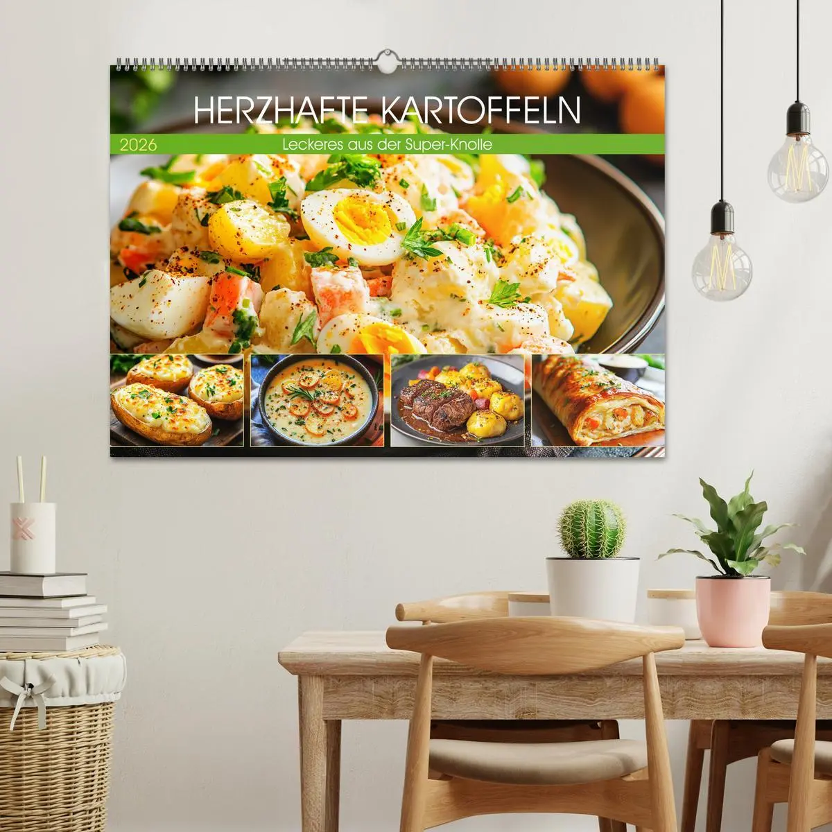 Bild: 9783457353943 | Herzhafte Kartoffeln. Leckeres aus der Super-Knolle (Wandkalender...