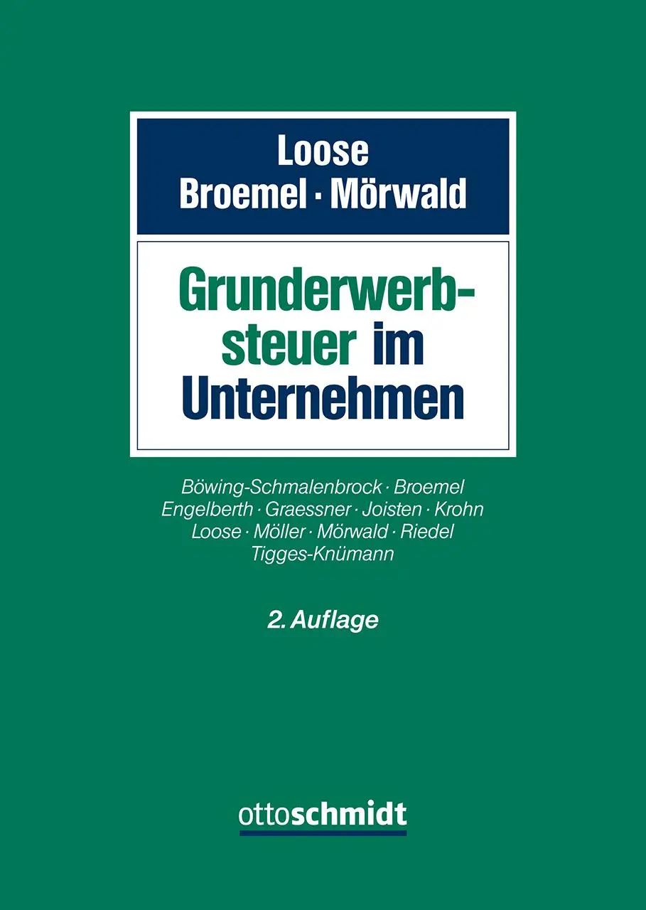 Cover: 9783504253943 | Grunderwerbsteuer im Unternehmen | Matthias Loose (u. a.) | Buch