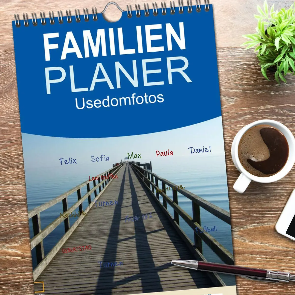 Bild: 9783516513943 | Familienplaner 2026 - Usedomfotos mit 5 Spalten (Wandkalender, 21 x...
