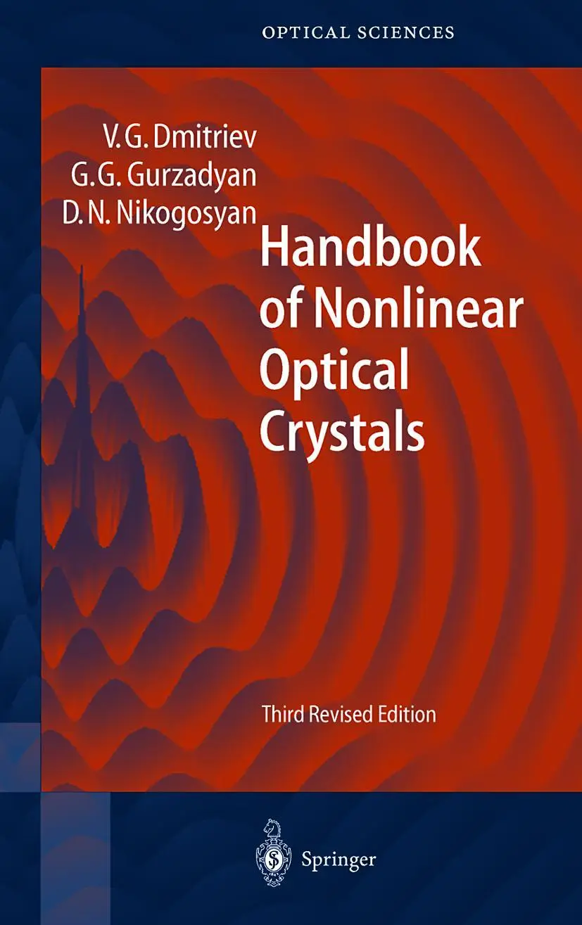 Cover: 9783540653943 | Handbook of Nonlinear Optical Crystals | Valentin G. Dmitriev (u. a.)