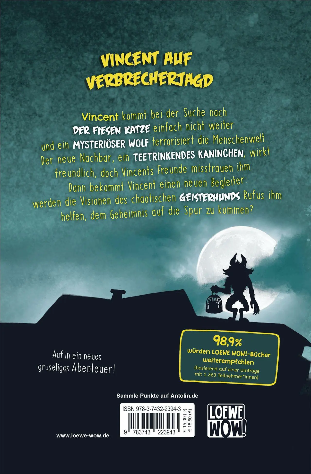 Bild: 9783743223943 | Vincent und der geheimnisvolle Wolf (Band 6) | Sonja Kaiblinger | Buch