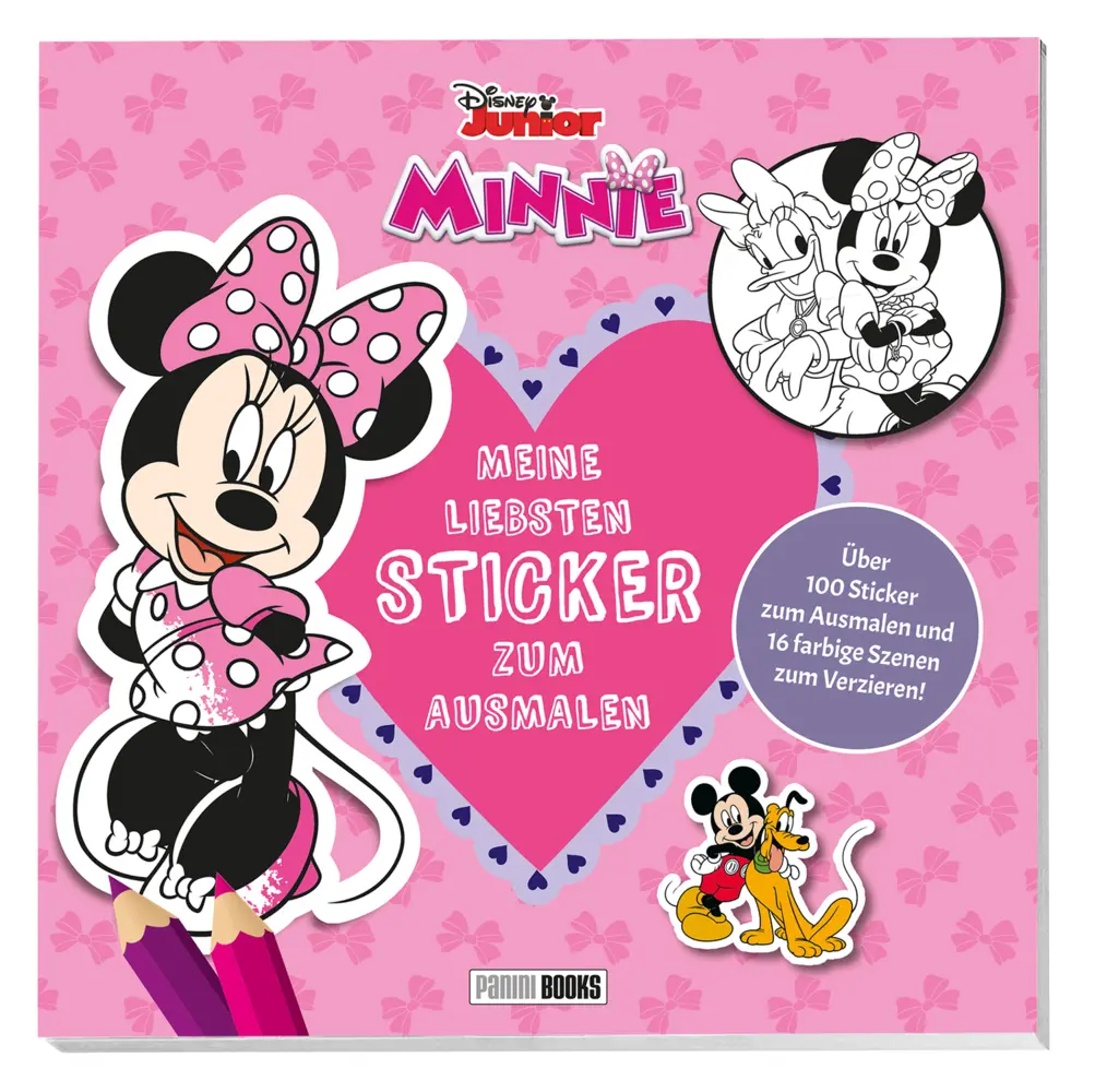 Cover: 9783833243943 | Disney Minnie: Meine liebsten Sticker zum Ausmalen | Panini | Buch