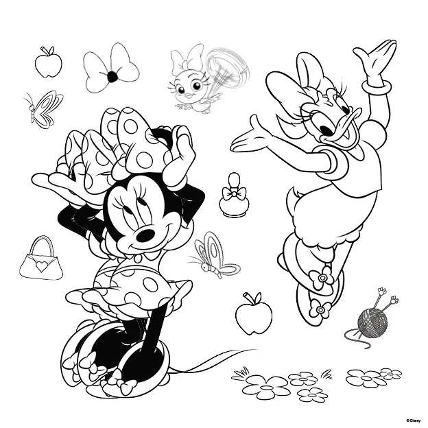 Bild: 9783833243943 | Disney Minnie: Meine liebsten Sticker zum Ausmalen | Panini | Buch