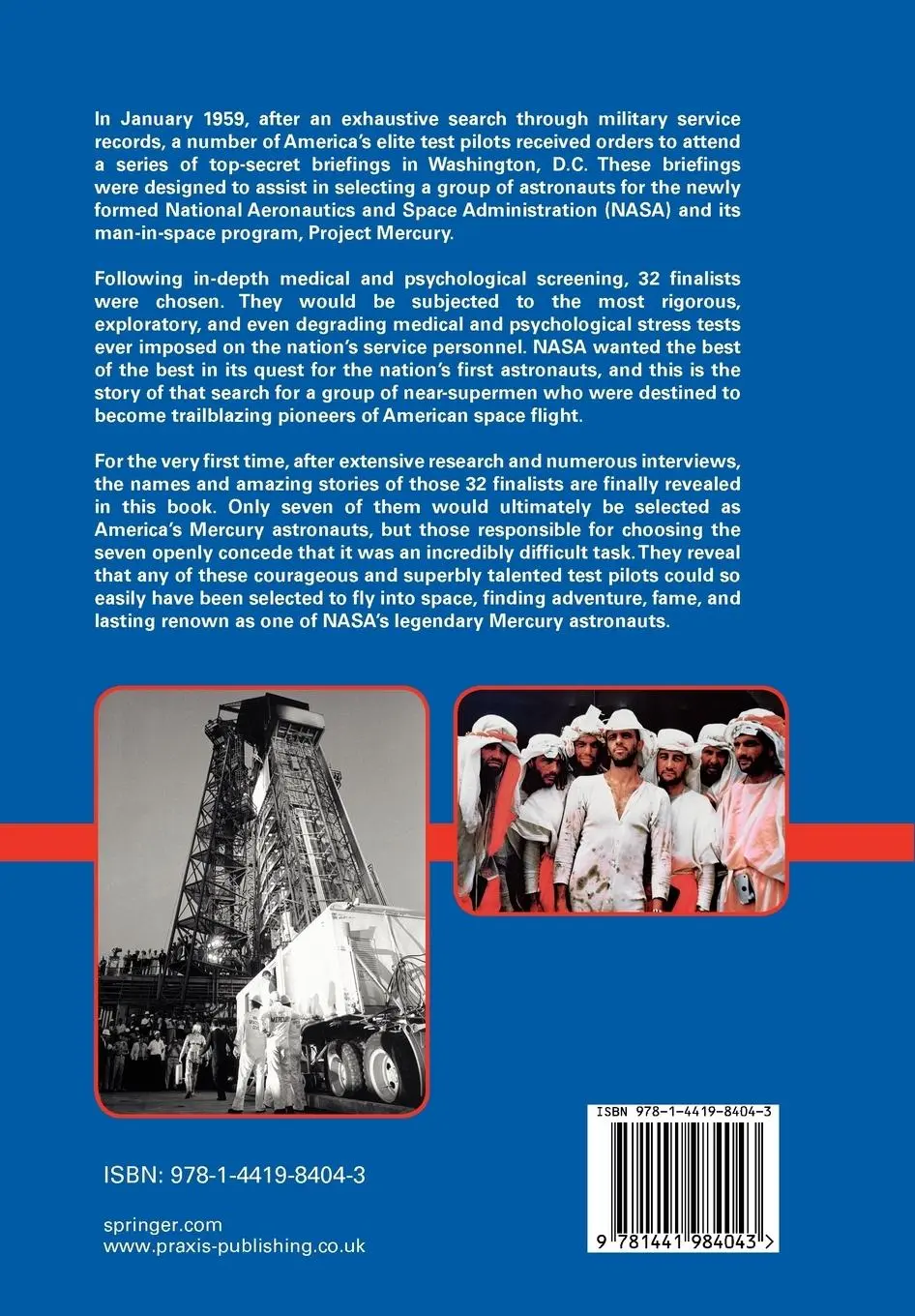 Rückseite: 9781441984043 | Selecting the Mercury Seven | Colin Burgess | Taschenbuch | xxv | 2011
