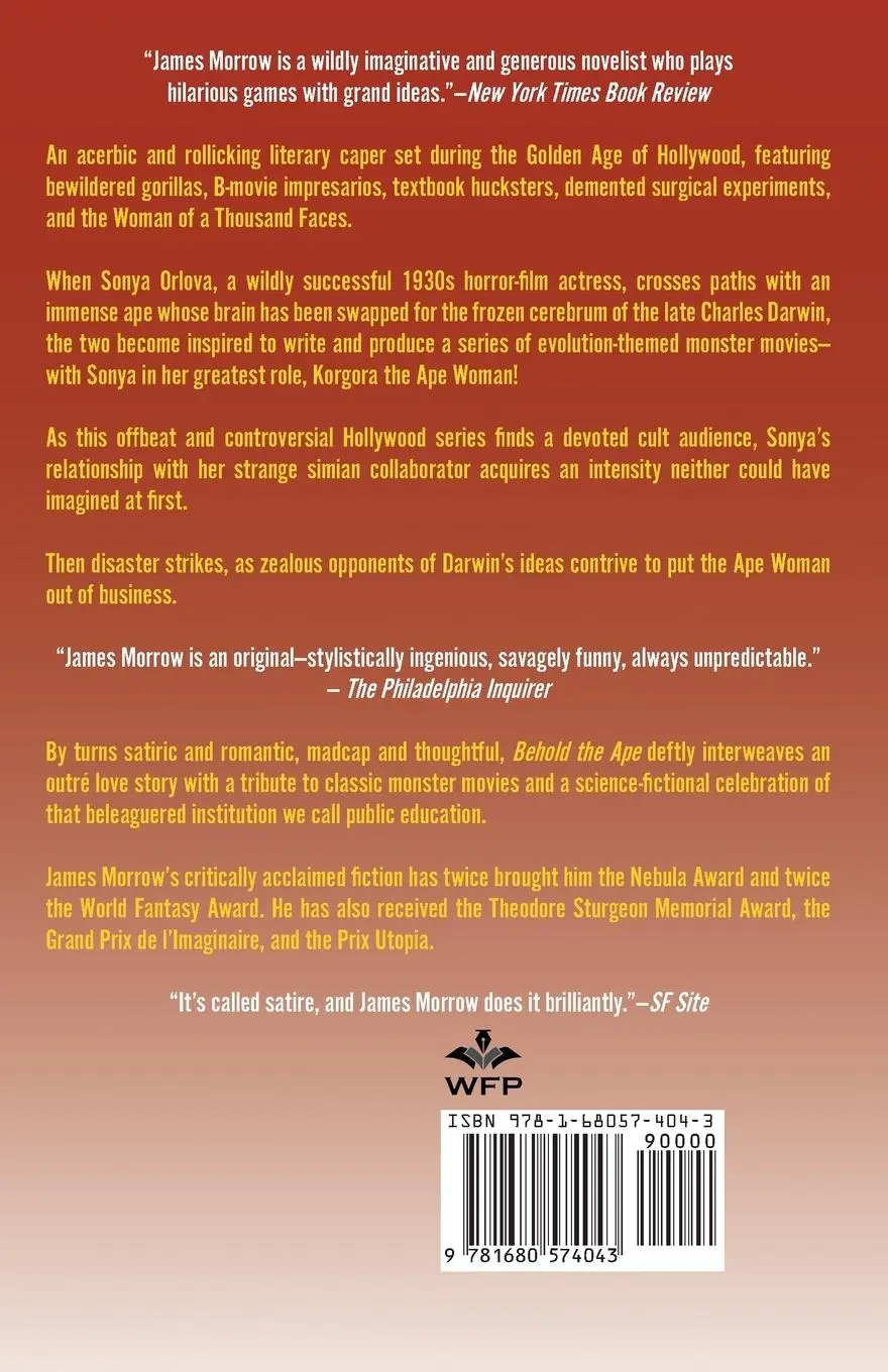 Rückseite: 9781680574043 | Behold the Ape | James Morrow | Taschenbuch | Englisch | 2023