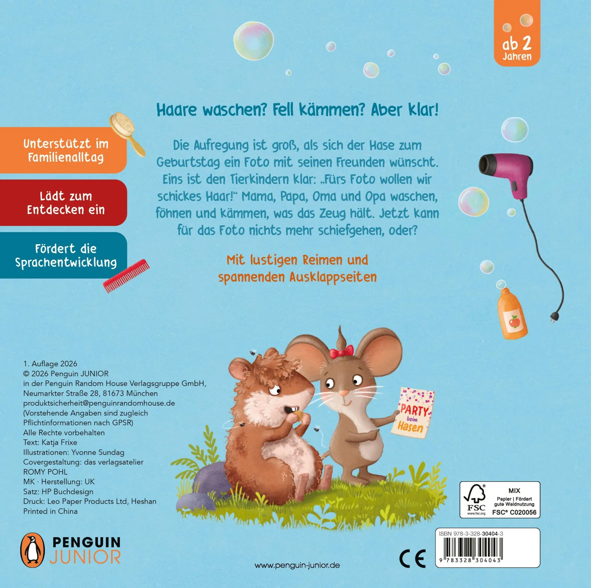 Bild: 9783328304043 | Waschen? Kämmen? Aber klar! Fürs Foto wollen wir schickes Haar! | Buch