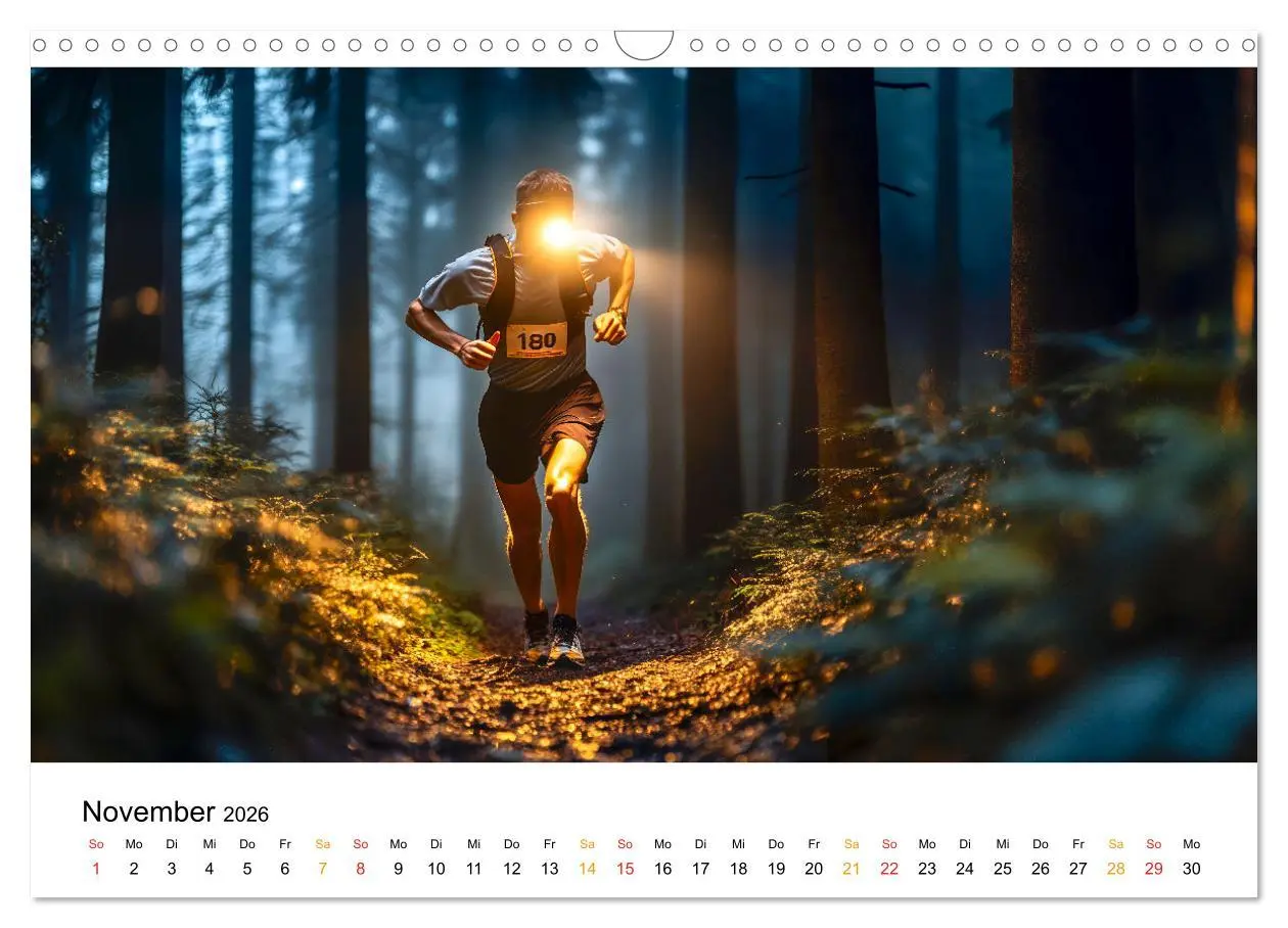 Bild: 9783457314043 | Trailrunning Power (Wandkalender 2026 DIN A3 quer), CALVENDO...