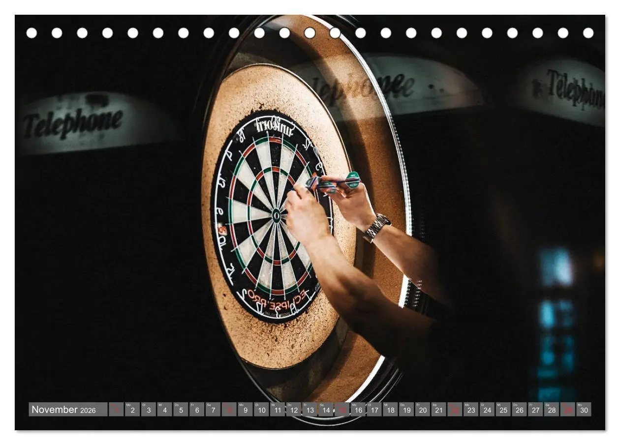 Bild: 9783457934043 | Darts. Konzentration - Sport - Spannung (Tischkalender 2026 DIN A5...