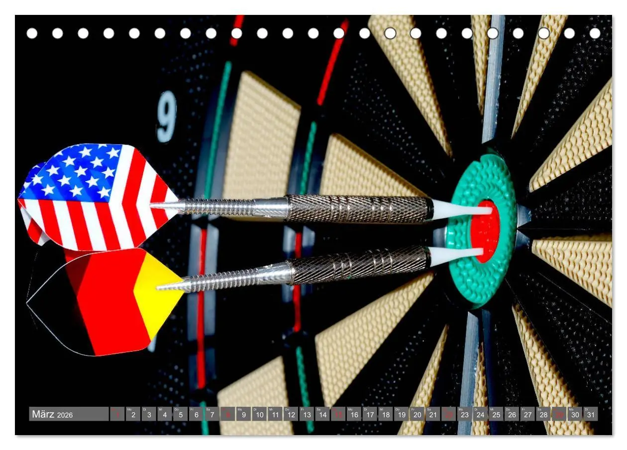 Bild: 9783457934043 | Darts. Konzentration - Sport - Spannung (Tischkalender 2026 DIN A5...