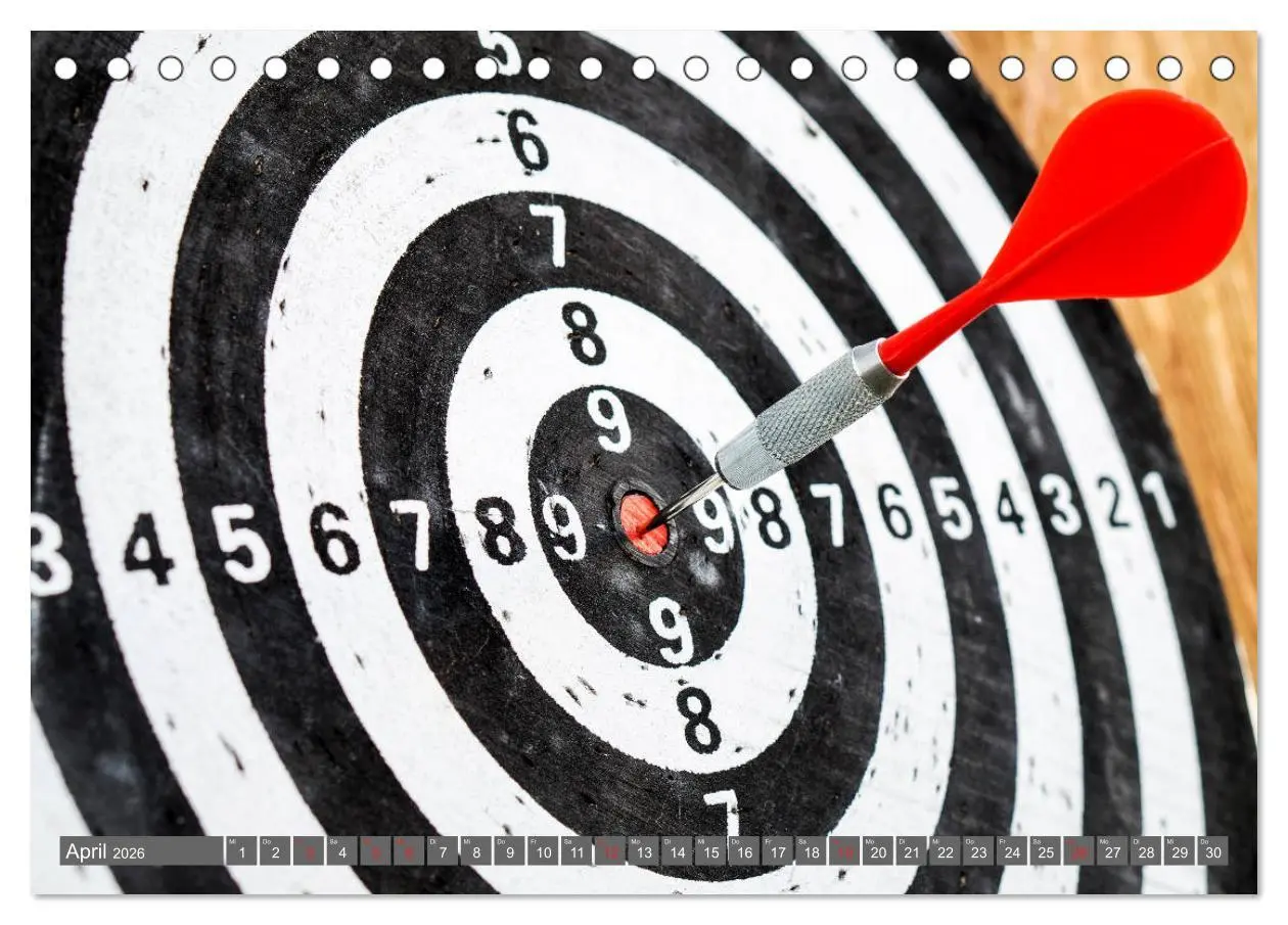 Bild: 9783457934043 | Darts. Konzentration - Sport - Spannung (Tischkalender 2026 DIN A5...