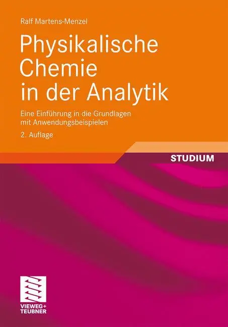 Cover: 9783834814043 | Physikalische Chemie in der Analytik | Ralf Martens-Menzel | Buch
