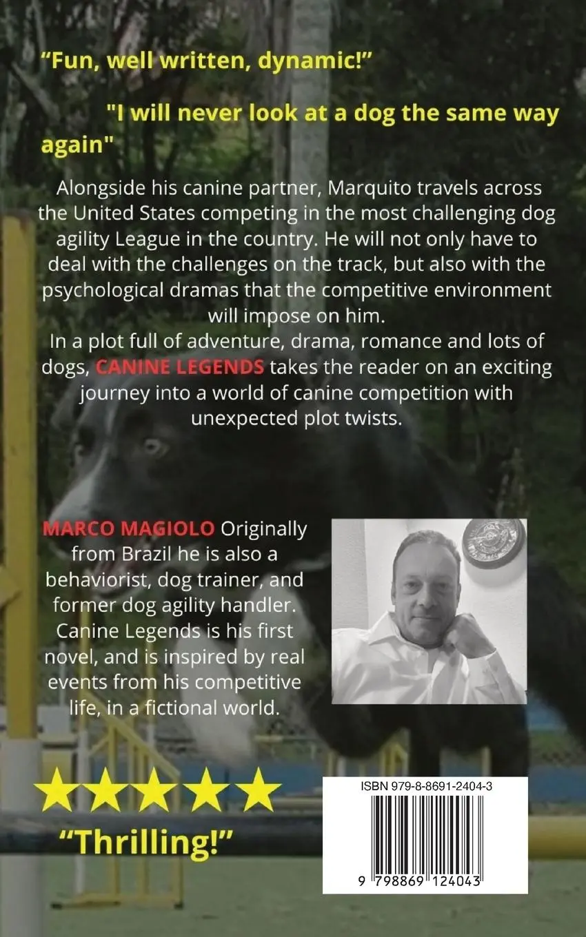 Rückseite: 9798869124043 | Canine Legends | A Dog Agility Story | Marco Magiolo | Taschenbuch