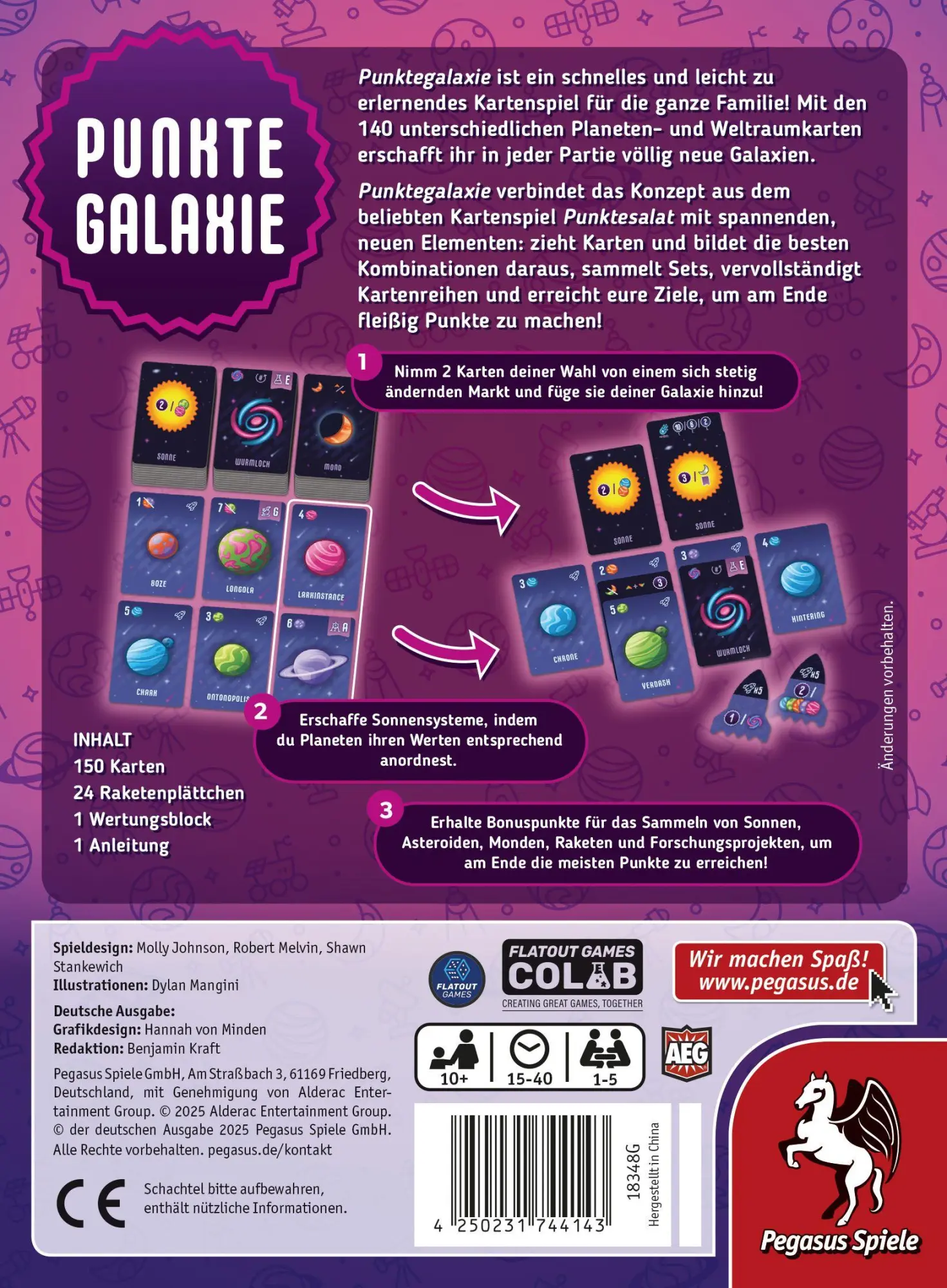 Bild: 4250231744143 | Punktegalaxie | Spiel | 18348G | Deutsch | 2026 | Pegasus Spiele GmbH