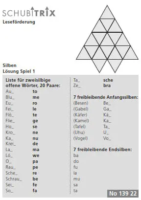 Bild: 9783039764143 | SCHUBITRIX Leseförderung | Silben | Michael Junga | Box | Deutsch