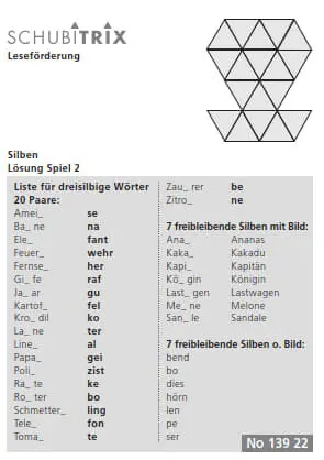 Bild: 9783039764143 | SCHUBITRIX Leseförderung | Silben | Michael Junga | Box | Deutsch