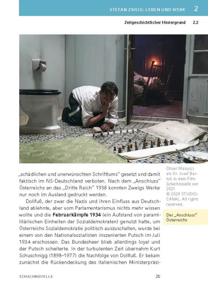 Bild: 9783129304143 | Schachnovelle von Stefan Zweig | Textanalyse und Interpretation | Buch