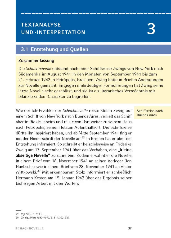Bild: 9783129304143 | Schachnovelle von Stefan Zweig | Textanalyse und Interpretation | Buch
