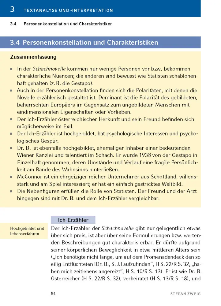 Bild: 9783129304143 | Schachnovelle von Stefan Zweig | Textanalyse und Interpretation | Buch