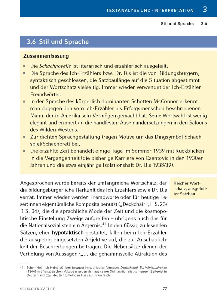 Bild: 9783129304143 | Schachnovelle von Stefan Zweig | Textanalyse und Interpretation | Buch