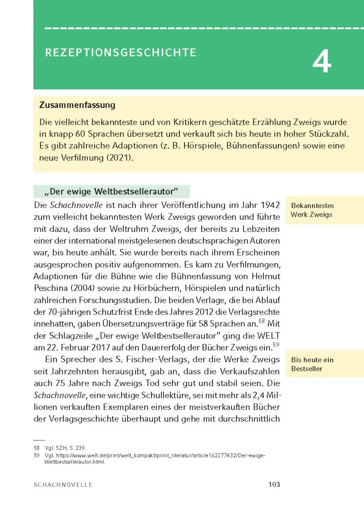 Bild: 9783129304143 | Schachnovelle von Stefan Zweig | Textanalyse und Interpretation | Buch
