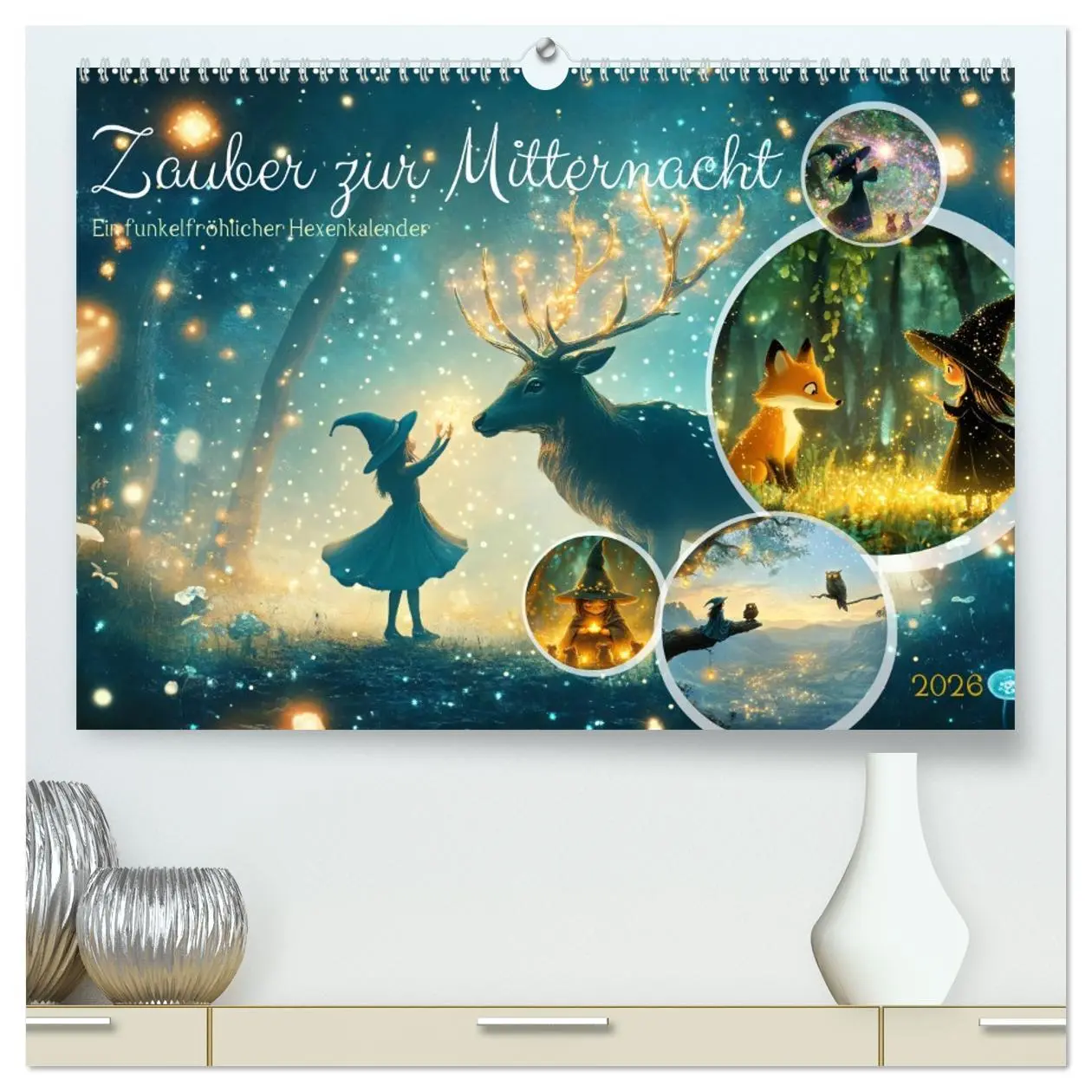 Cover: 9783457304143 | Zauber zur Mitternacht (hochwertiger Premium Wandkalender 2026 DIN...