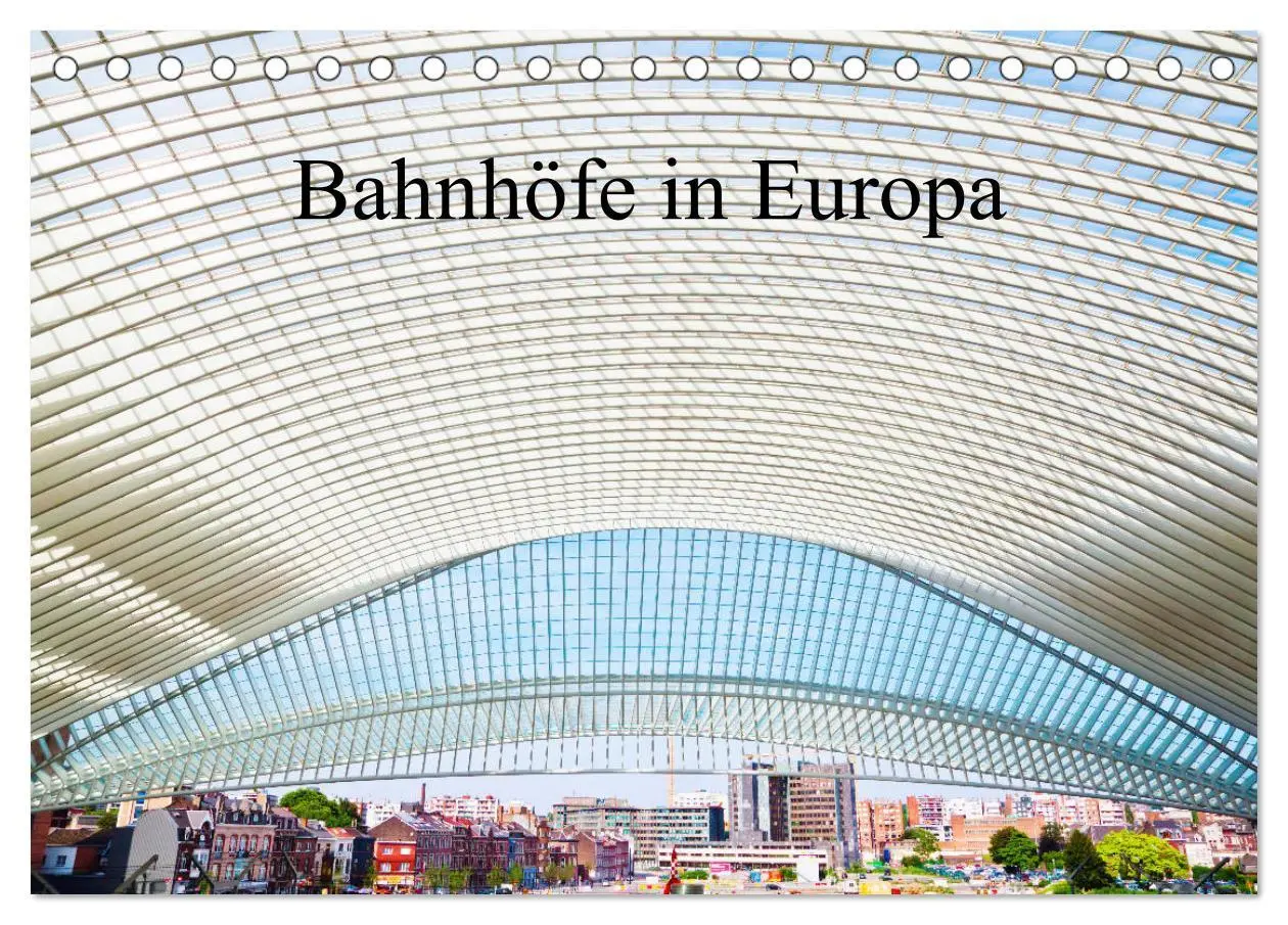 Cover: 9783457854143 | Bahnhöfe in Europa (Tischkalender 2026 DIN A5 quer), CALVENDO...