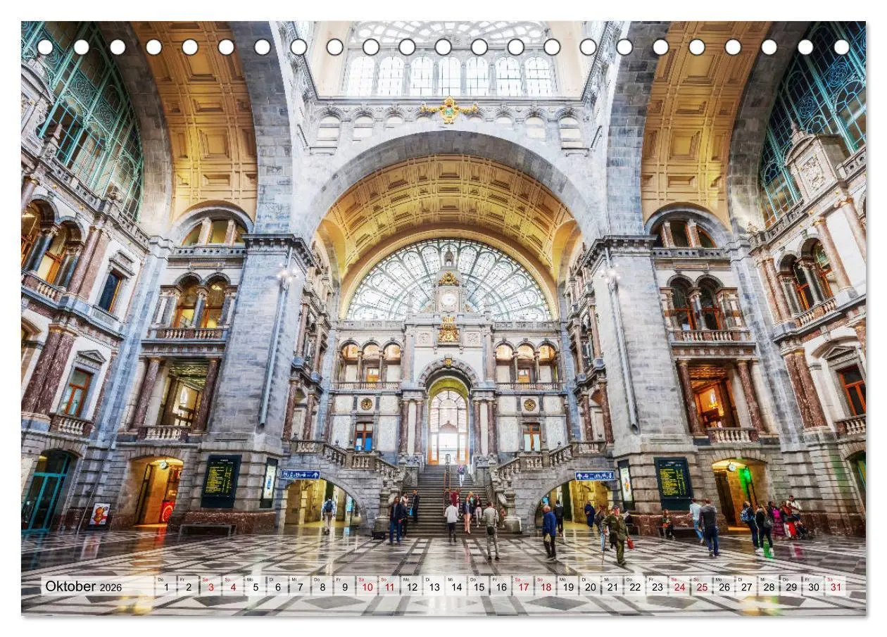 Bild: 9783457854143 | Bahnhöfe in Europa (Tischkalender 2026 DIN A5 quer), CALVENDO...