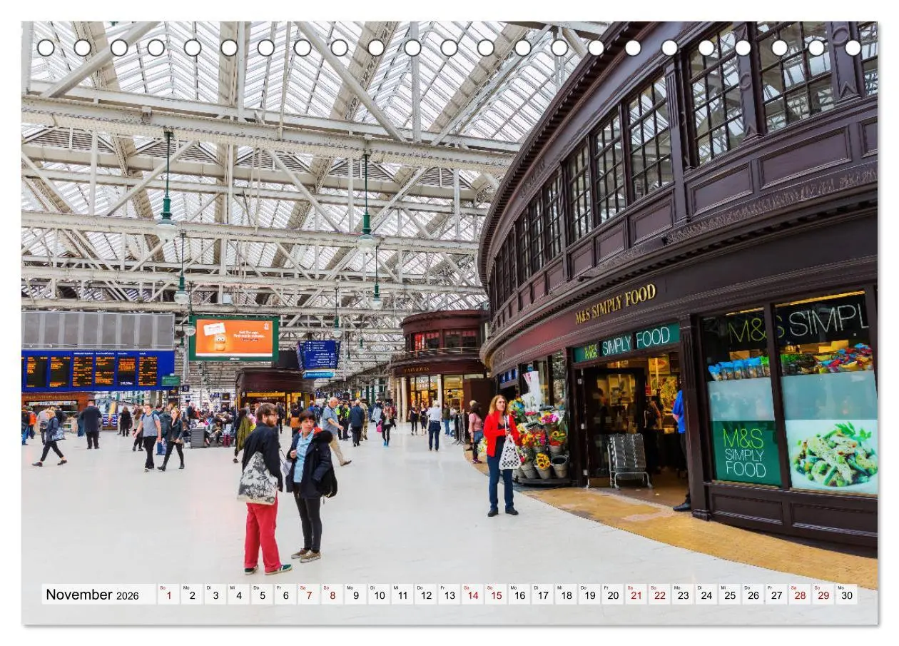 Bild: 9783457854143 | Bahnhöfe in Europa (Tischkalender 2026 DIN A5 quer), CALVENDO...