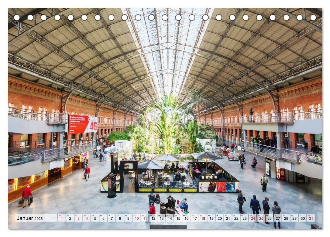 Bild: 9783457854143 | Bahnhöfe in Europa (Tischkalender 2026 DIN A5 quer), CALVENDO...