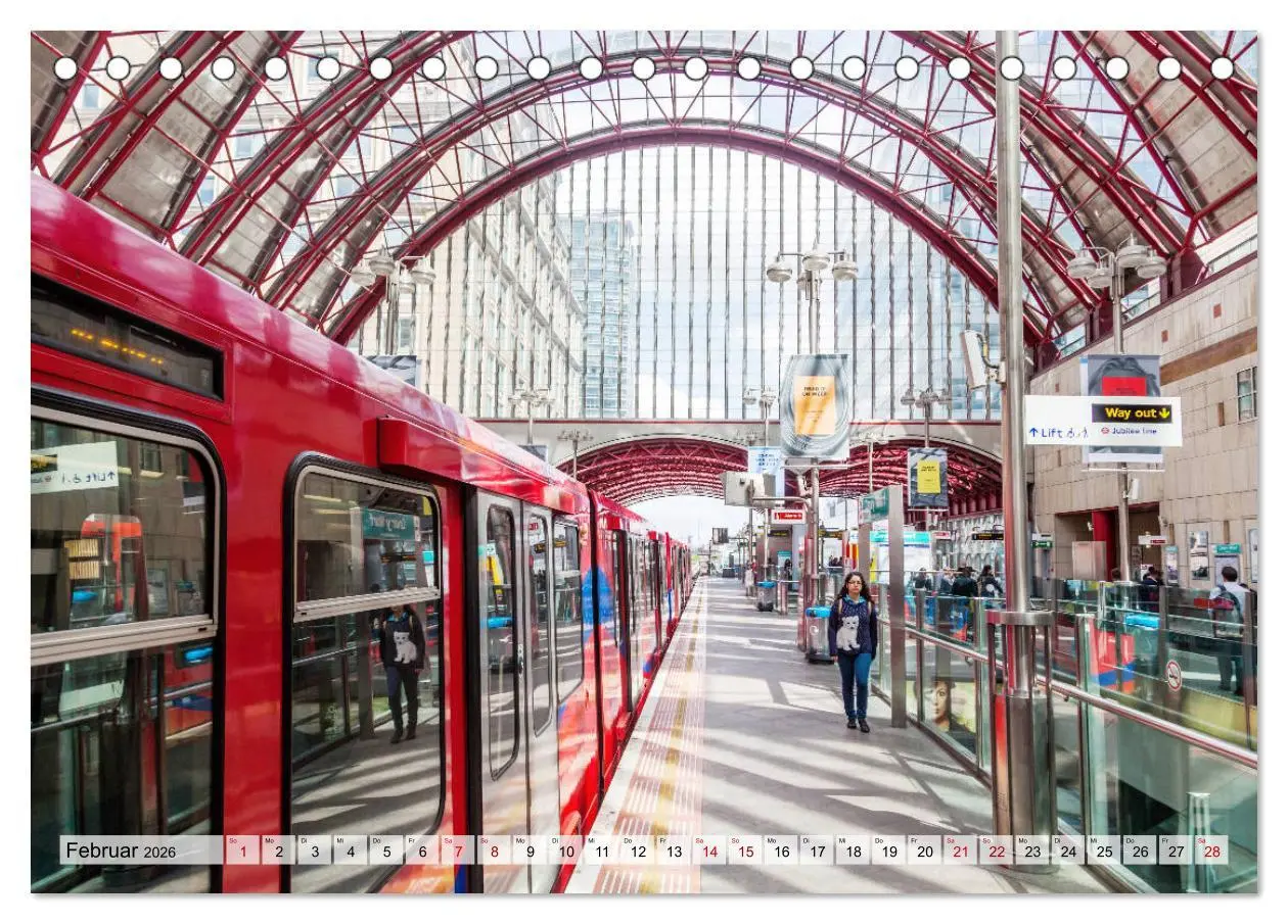 Bild: 9783457854143 | Bahnhöfe in Europa (Tischkalender 2026 DIN A5 quer), CALVENDO...