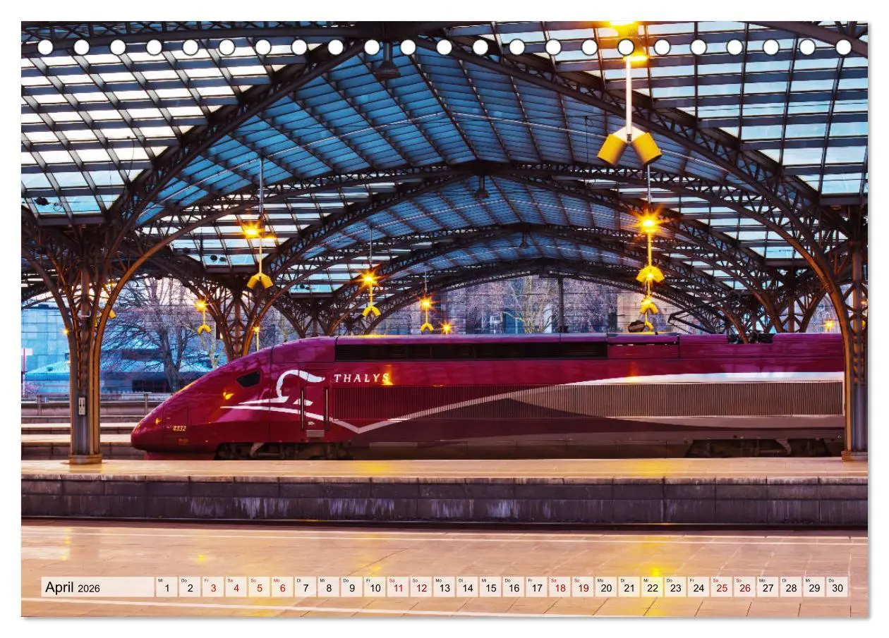 Bild: 9783457854143 | Bahnhöfe in Europa (Tischkalender 2026 DIN A5 quer), CALVENDO...