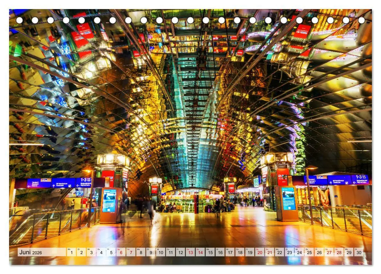 Bild: 9783457854143 | Bahnhöfe in Europa (Tischkalender 2026 DIN A5 quer), CALVENDO...