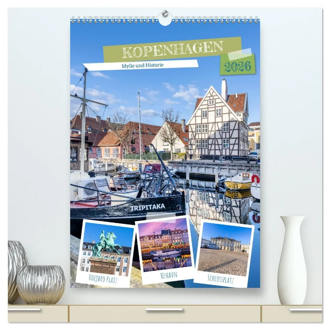 Cover: 9783516324143 | KOPENHAGEN Idylle und Historie (hochwertiger Premium Wandkalender...