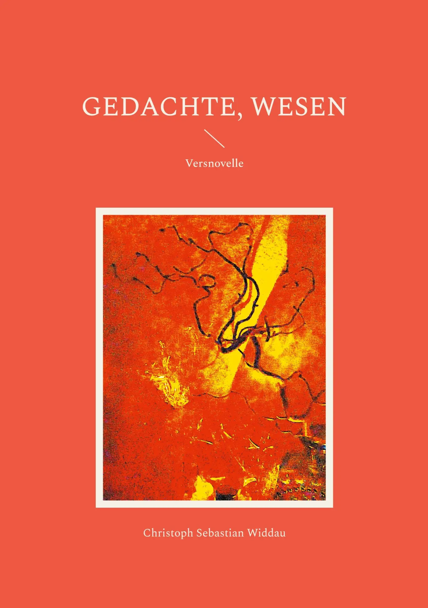 Cover: 9783769324143 | Gedachte, Wesen | Versnovelle | Christoph Sebastian Widdau | Buch