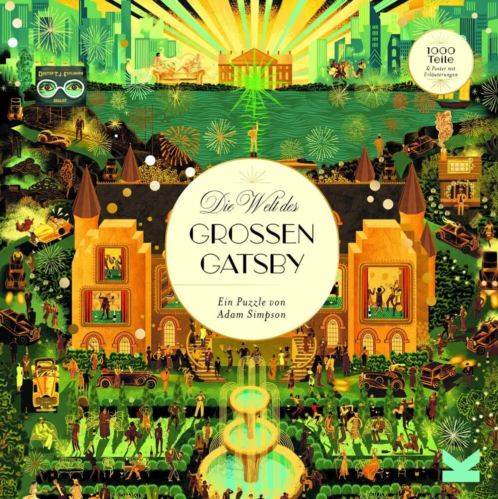 Cover: 9783962444143 | Die Welt des großen Gatsby | Ein 1000-Teile-Puzzle | Kirk Curnutt