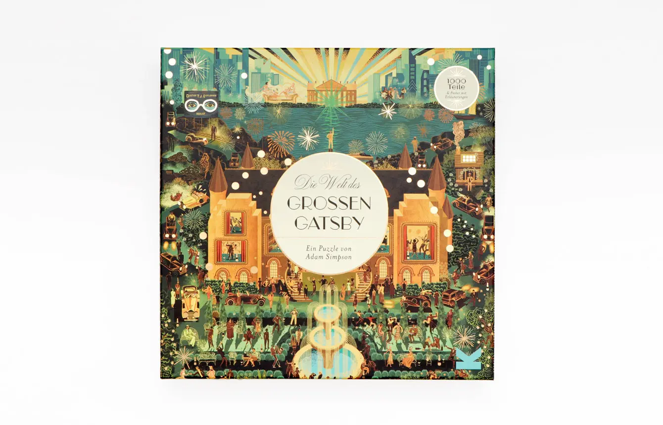 Bild: 9783962444143 | Die Welt des großen Gatsby | Ein 1000-Teile-Puzzle | Kirk Curnutt
