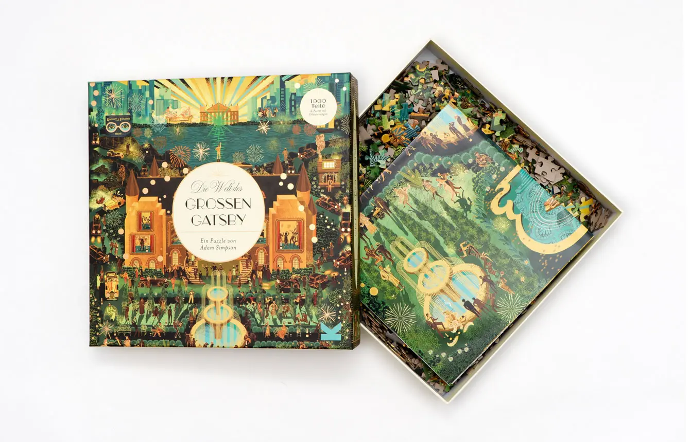 Bild: 9783962444143 | Die Welt des großen Gatsby | Ein 1000-Teile-Puzzle | Kirk Curnutt