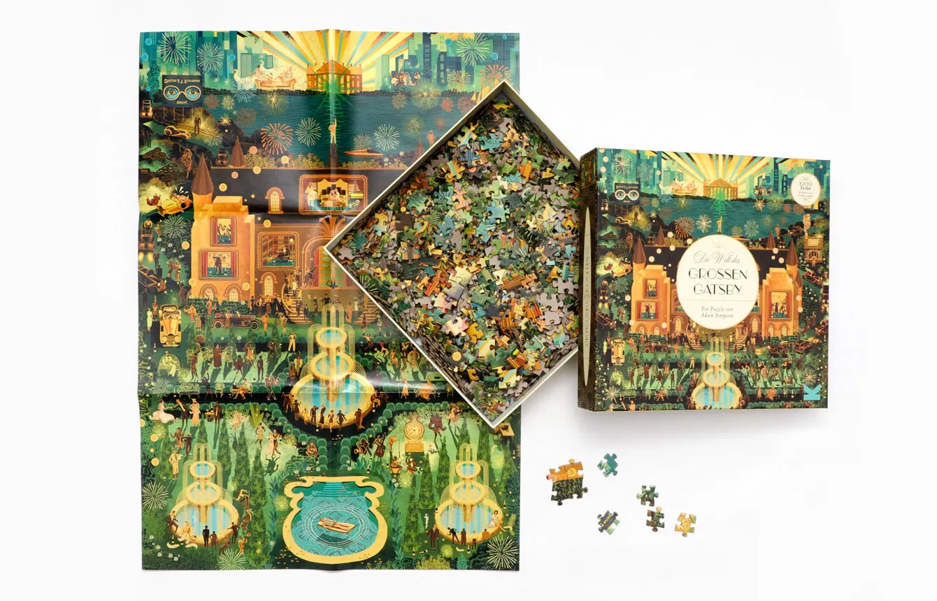 Bild: 9783962444143 | Die Welt des großen Gatsby | Ein 1000-Teile-Puzzle | Kirk Curnutt